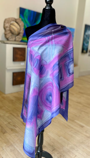 22" x 70" Silk Scarf