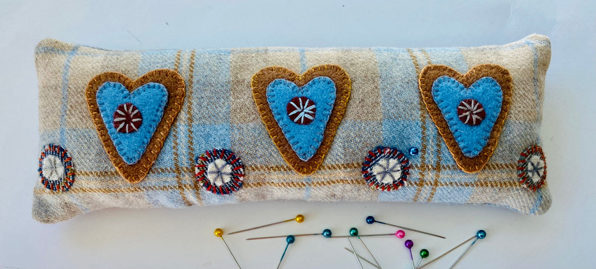 Vintage Wool Pin Cushion