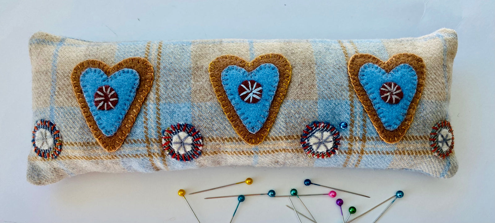 Vintage Wool Pin Cushion