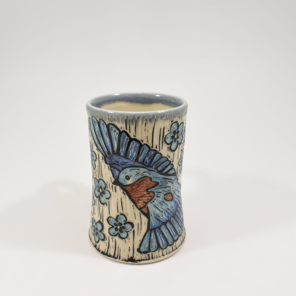 Mug Blue Bird - Light Blue