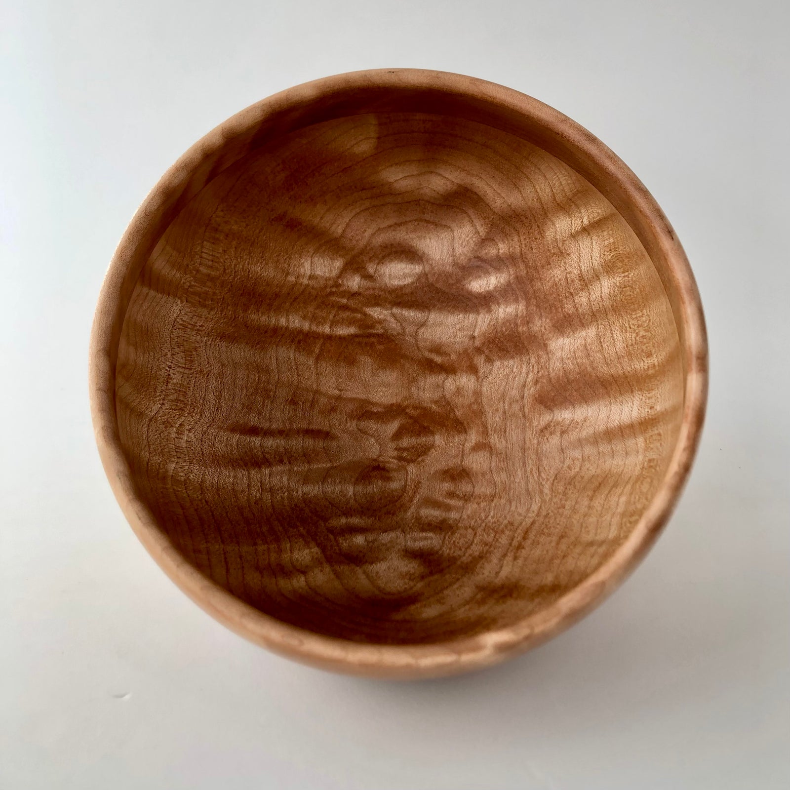 Rolled Rim Bowl - Maple Cherry