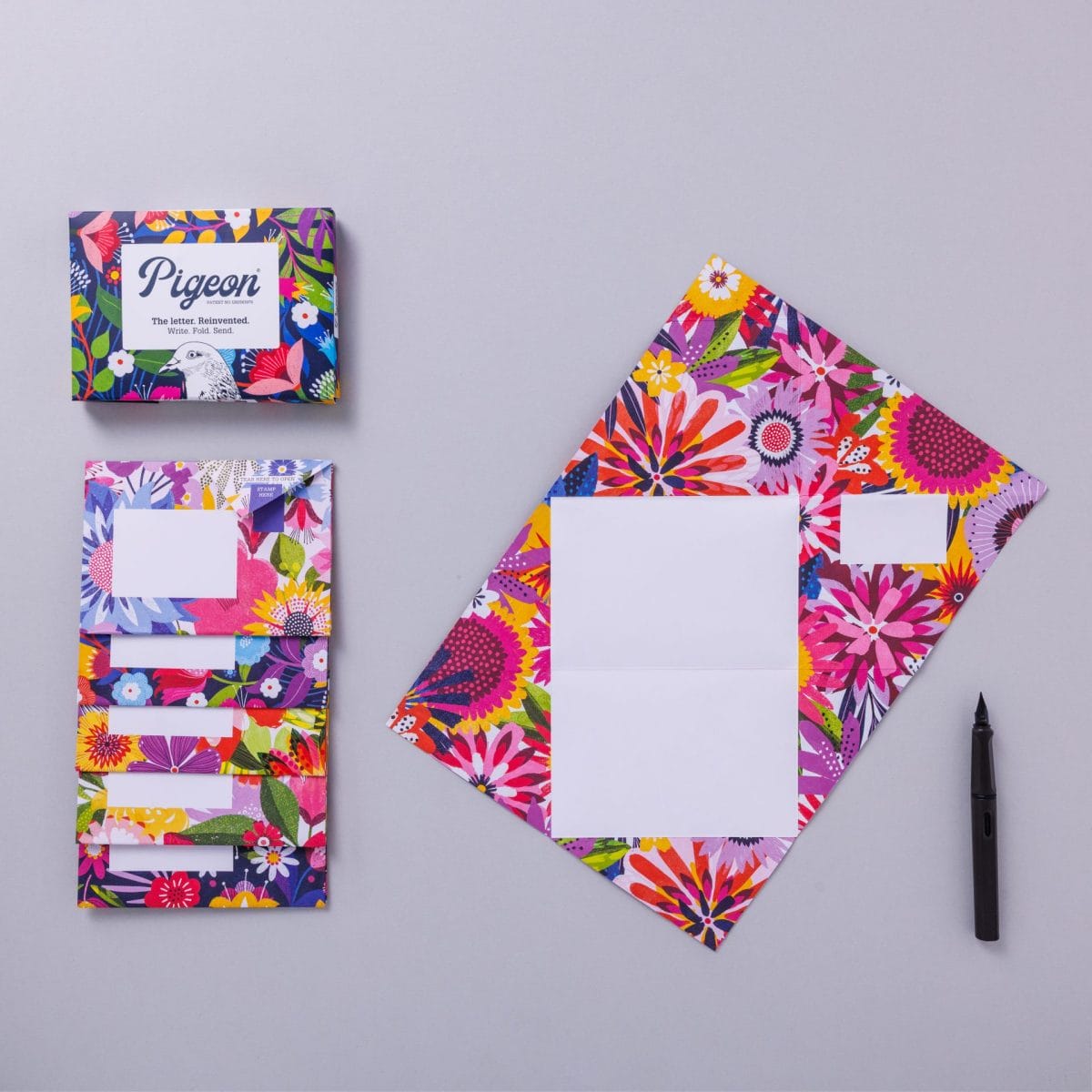 Pigeon Letter Pack - Floral Fantasia