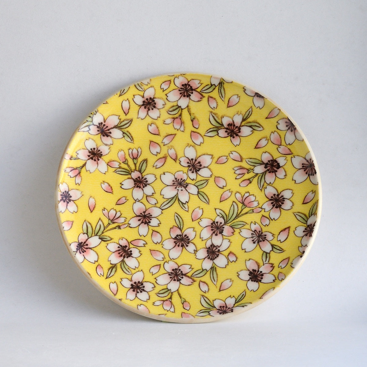 Yellow Sakura Plate (sm)