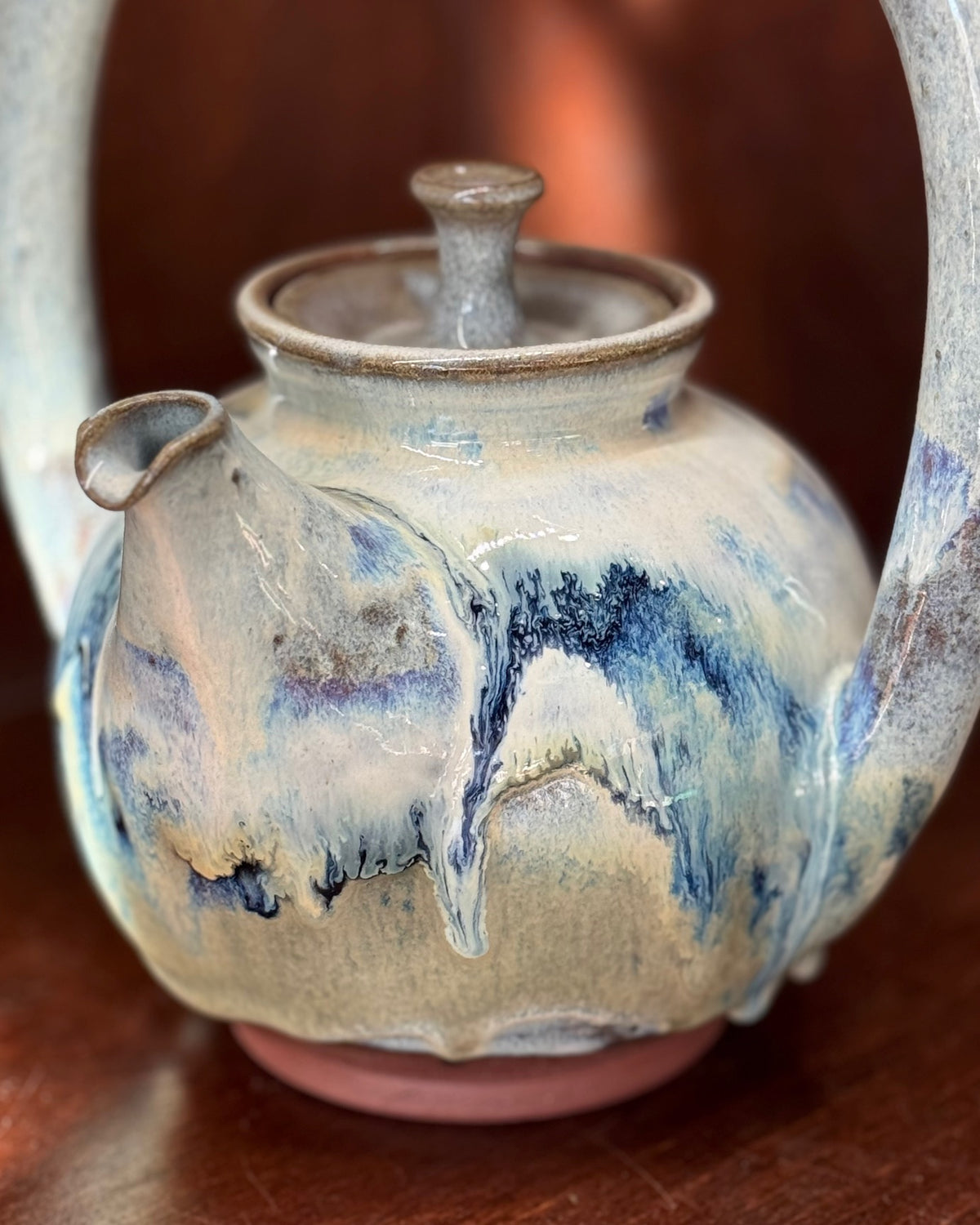 Basket Handled Teapot - Mountain Mist