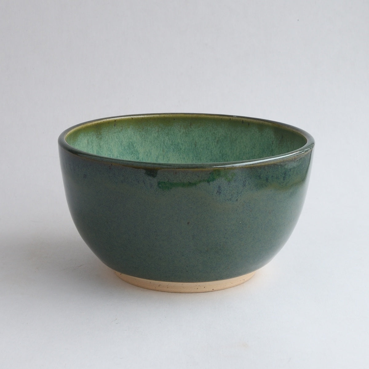 Bi-colour Dessert Bowl - Nori/Wasabi Green