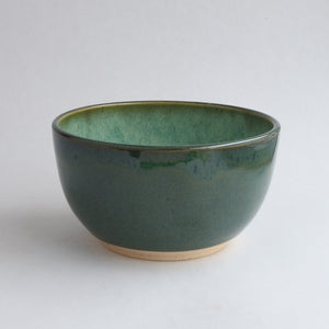 Bi-colour Dessert Bowl - Nori/Wasabi Green