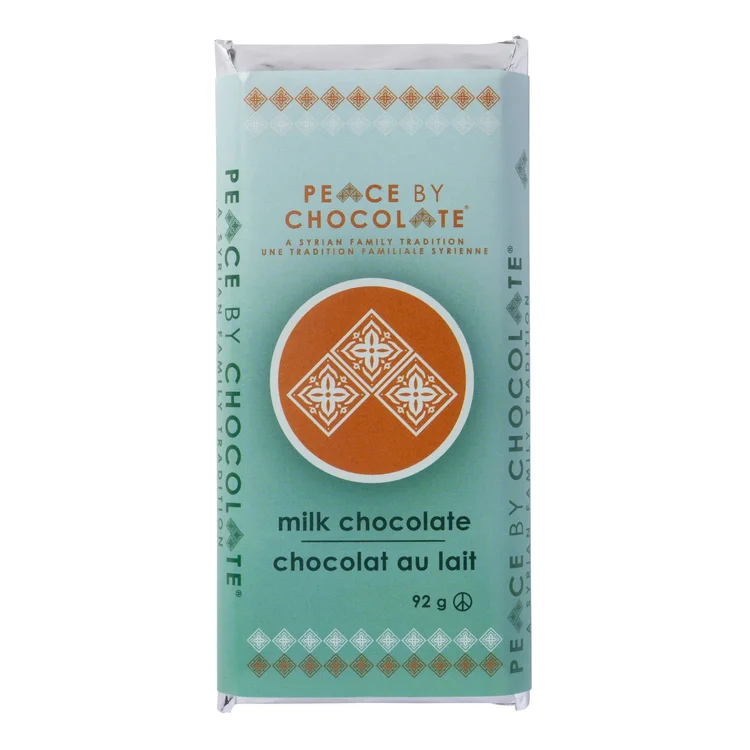Simply Peaceful Milk Chocolate Bar