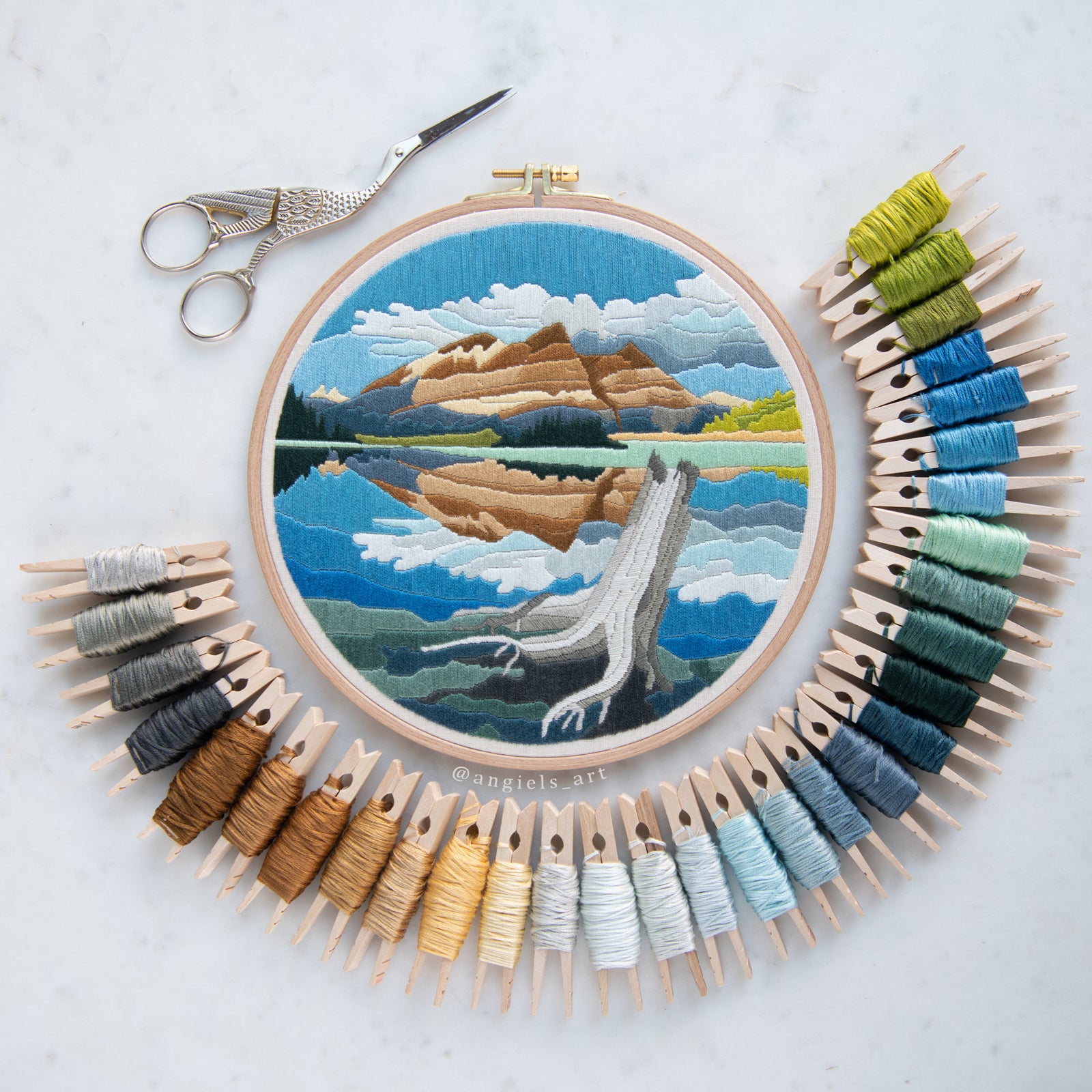 Kananaskis Original Embroidery