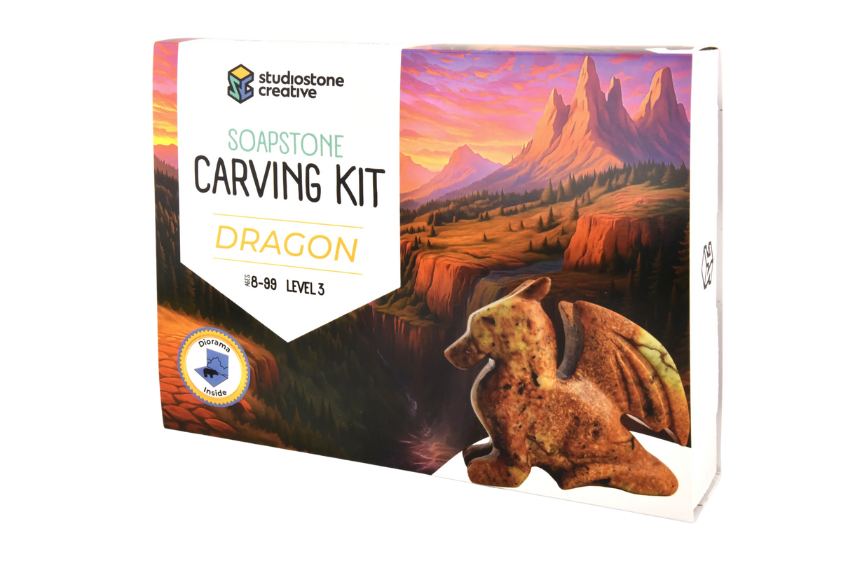 Dragon Soapstone Carving Kit