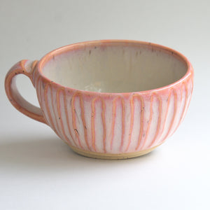 Cafe au Lait Mug - Peach Blossoms
