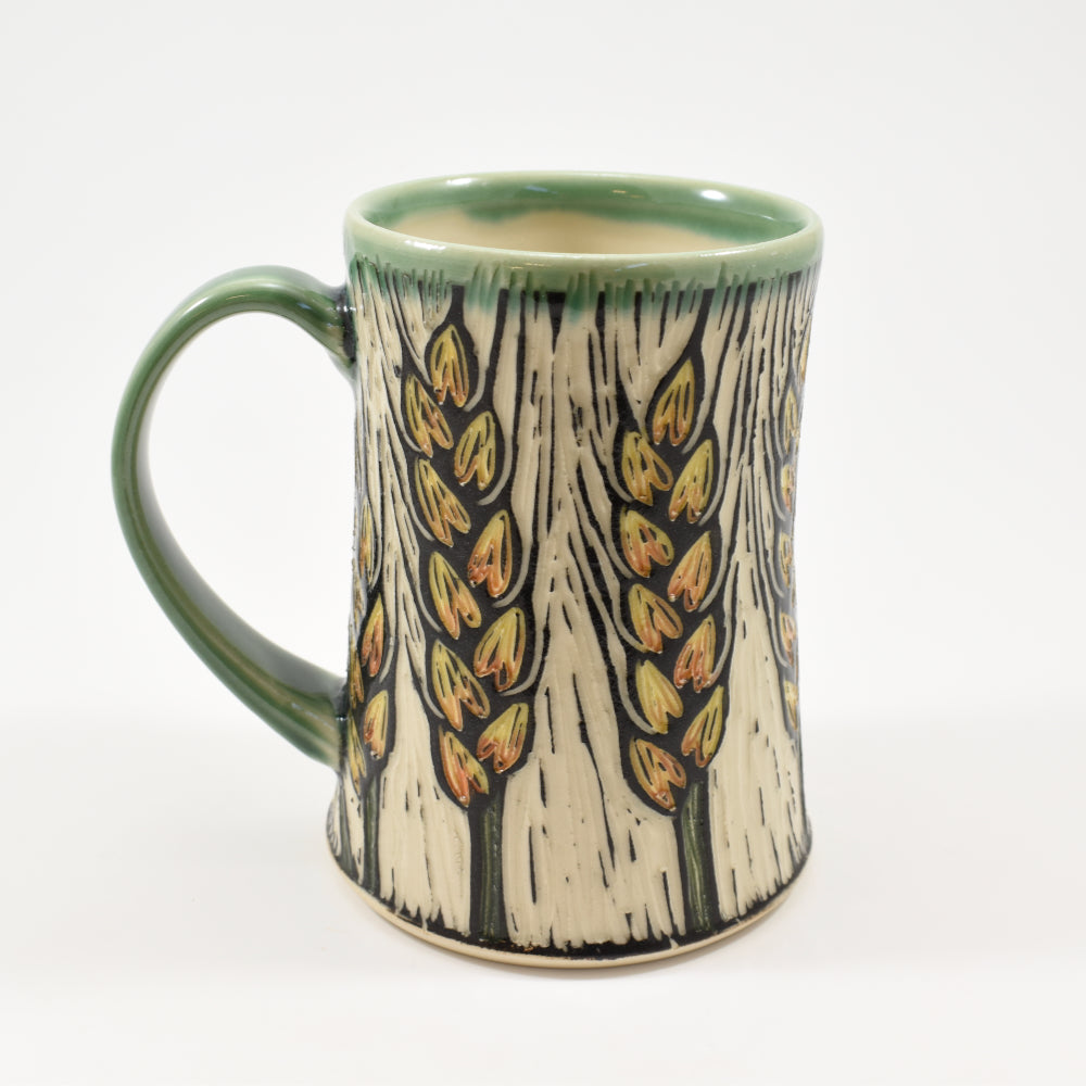 Mug - Wheat, green