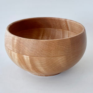 Rolled Rim Bowl - Maple Cherry