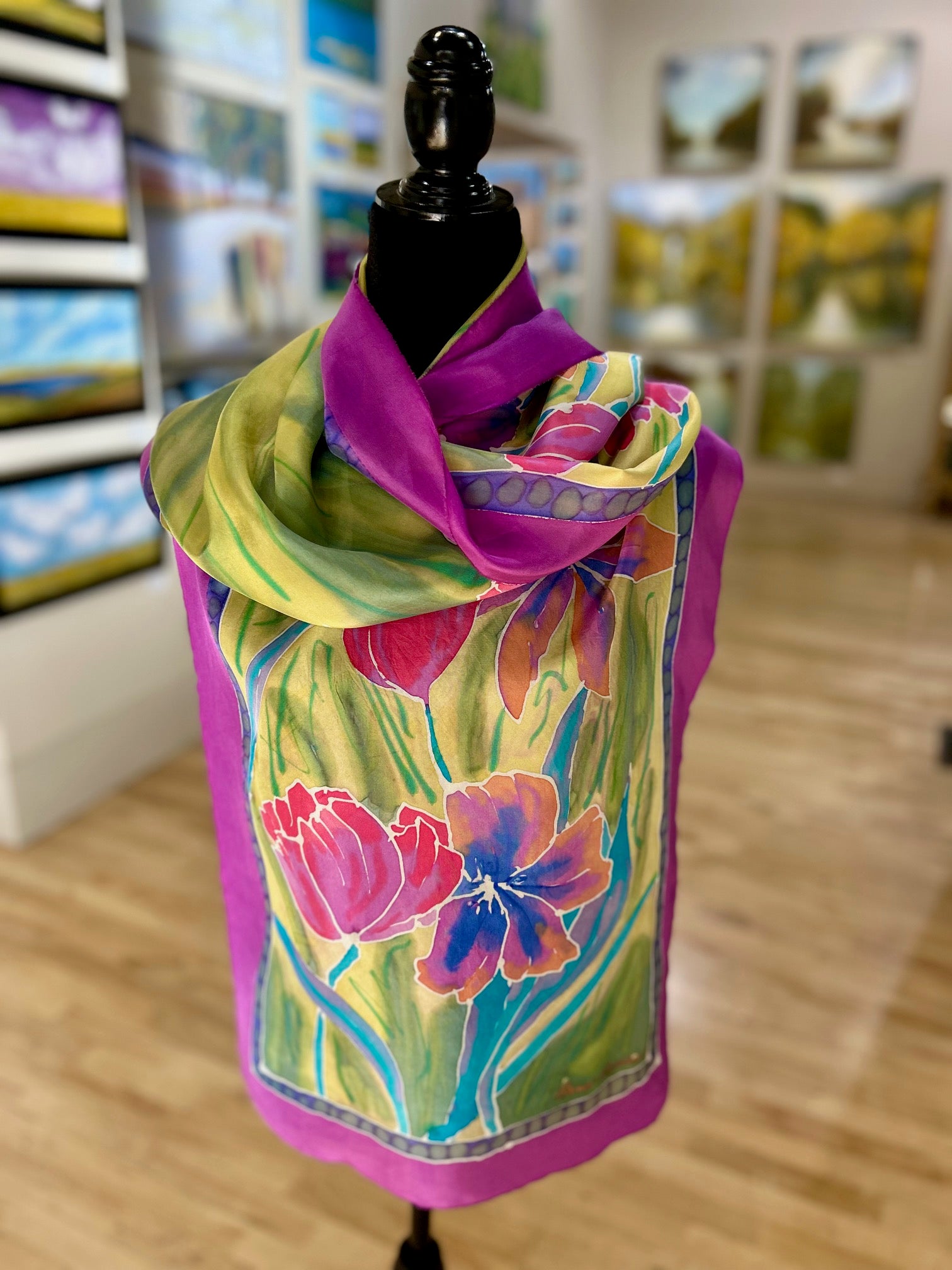 Rozome Scarf - 18 x 70