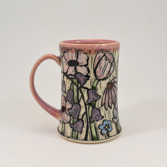 Mug - Spring Flowers, Pink