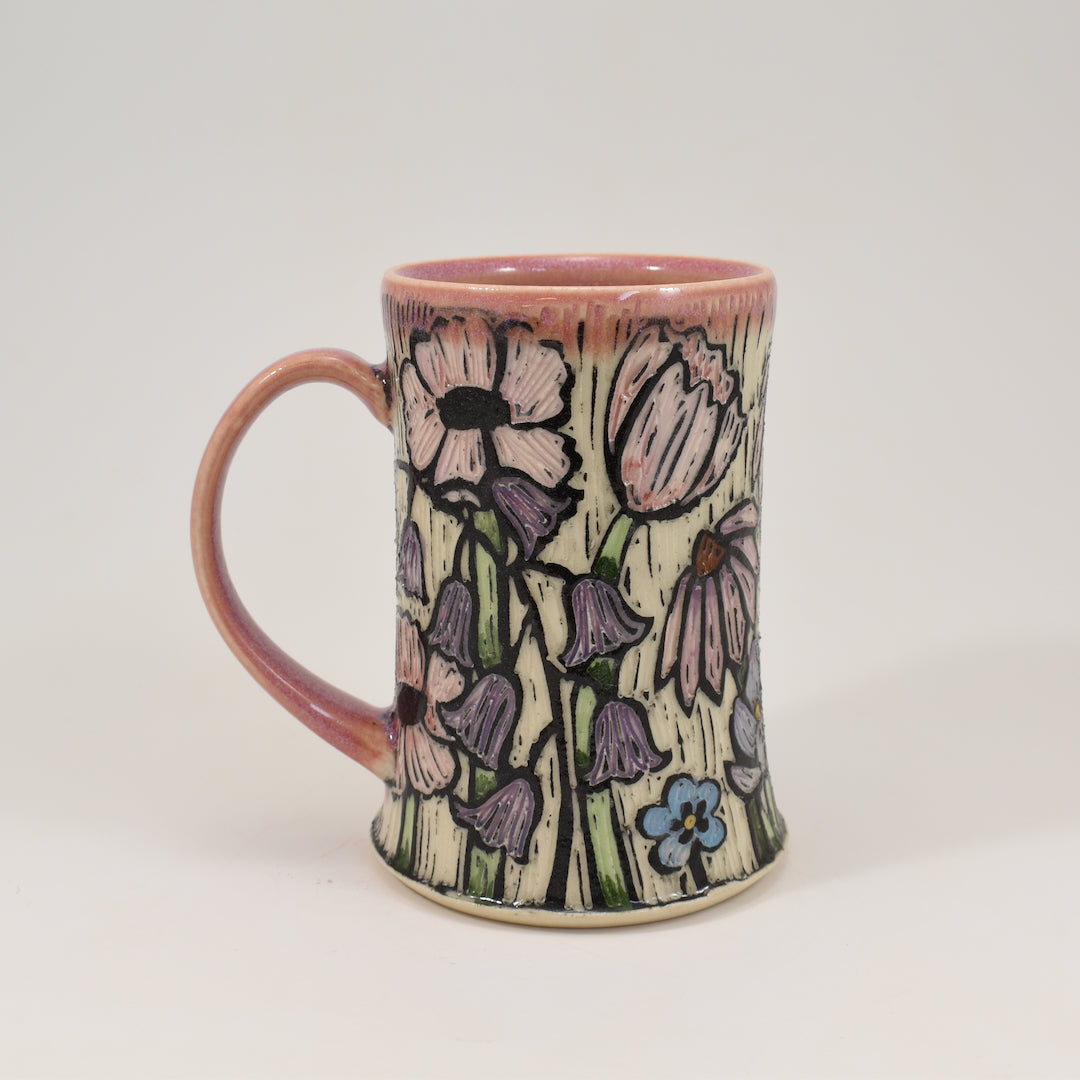 Mug - Spring Flowers, Pink