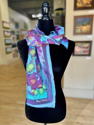 Painted Silk Scarf 1
