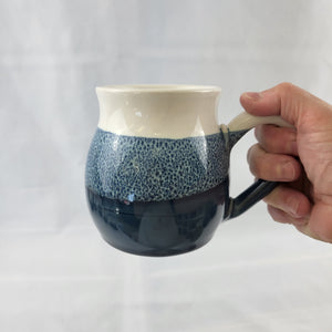 Round Mug - Blue & White