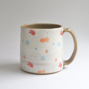 Rustic Medium Mug - Heartwarming Goldfish