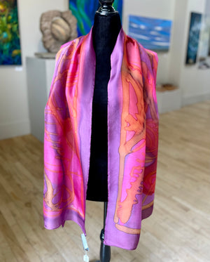 22" x 70" Silk Scarf