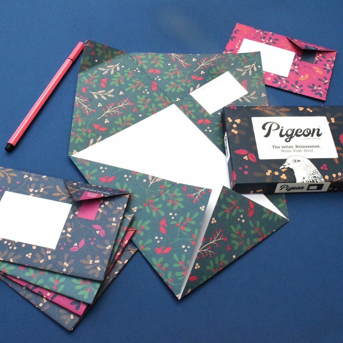 Pigeon Letter Pack - Winter Berry