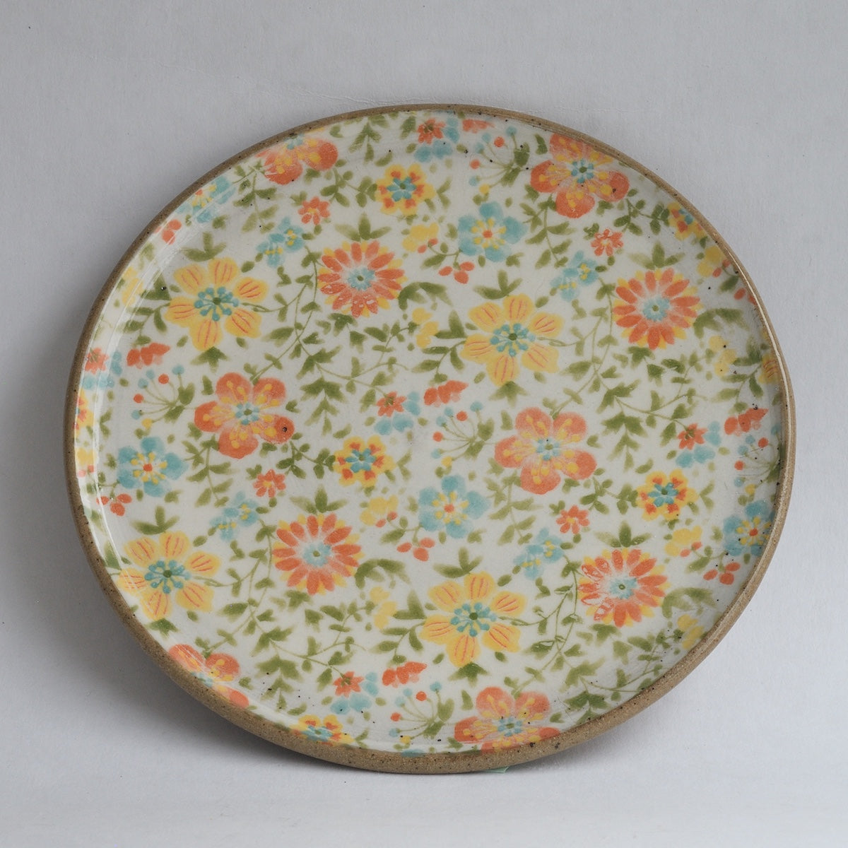 Rustic Plate (small) - Marigold