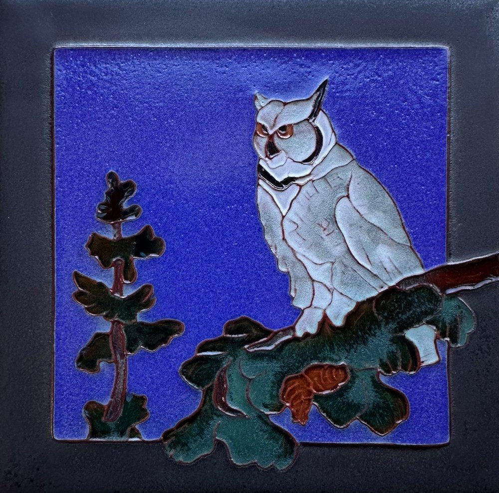 Great Horned Owl Tile