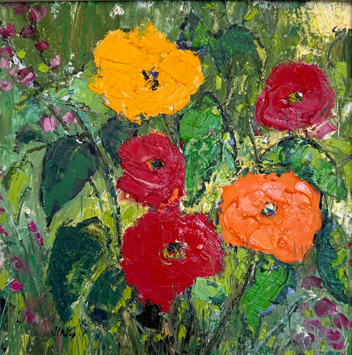 Red, Orange & Yellow in the Garden