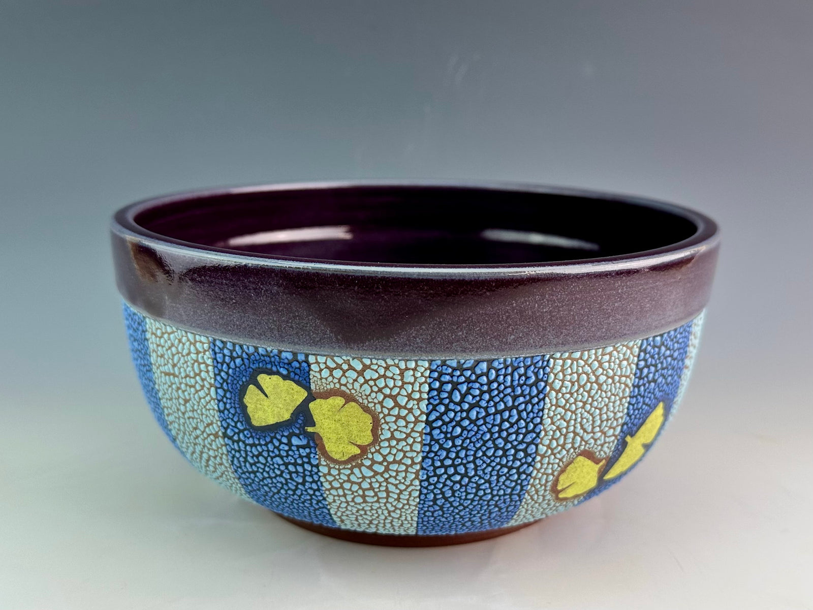 Medium Serving Bowl - Blue Stripe