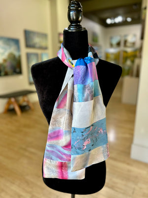 Pieced Scarf - Impressionist Palette