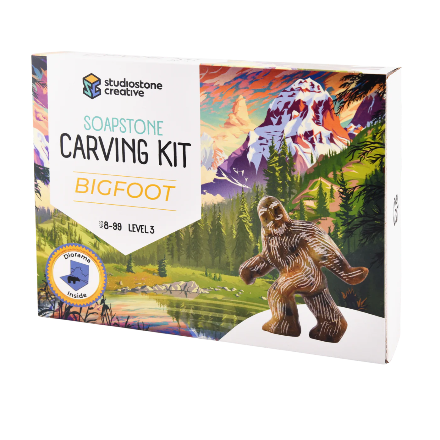 Bigfoot Soapstone Carving Kit