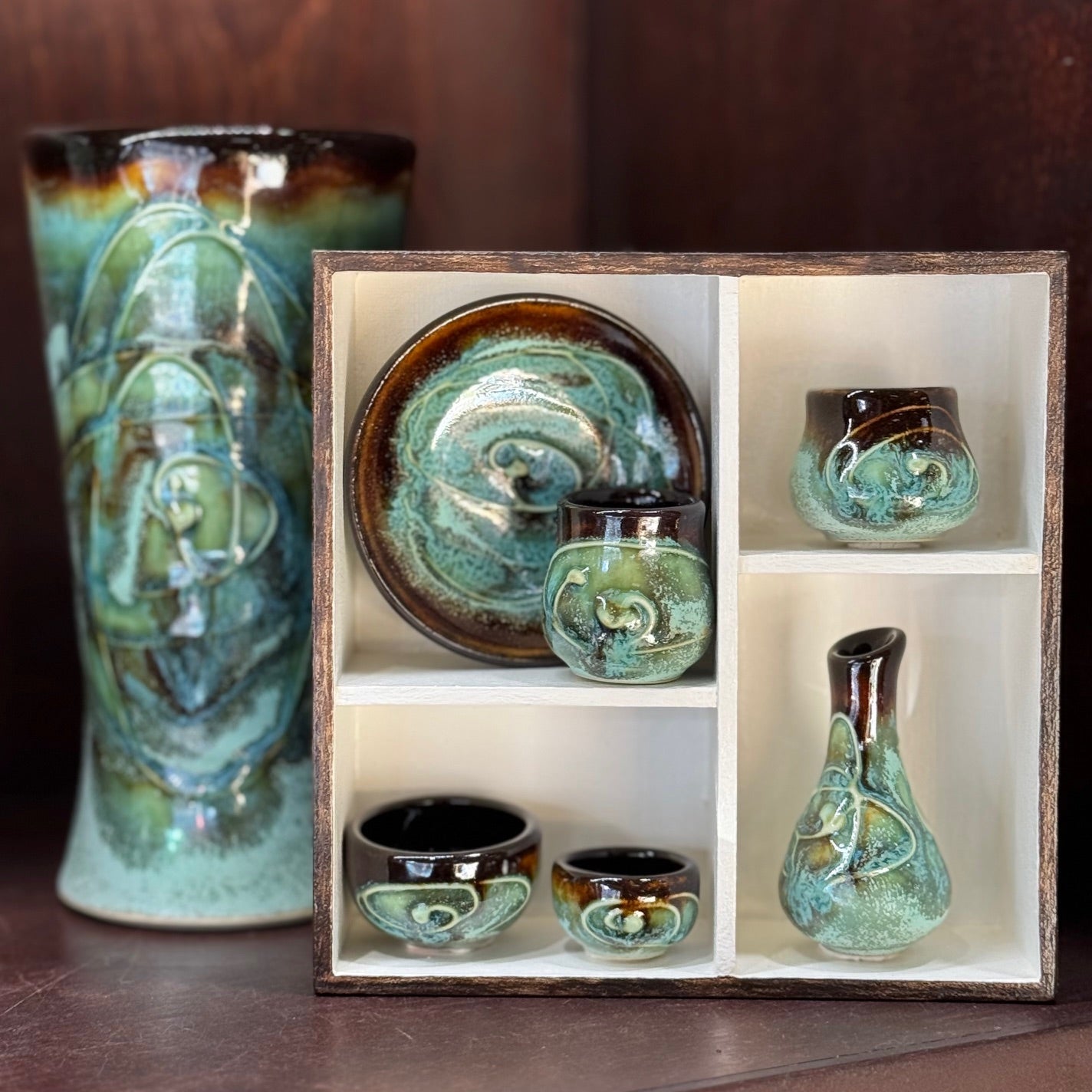 Miniature Pottery Box Collection