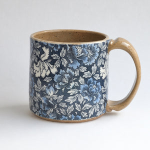 Blue Peony Mug