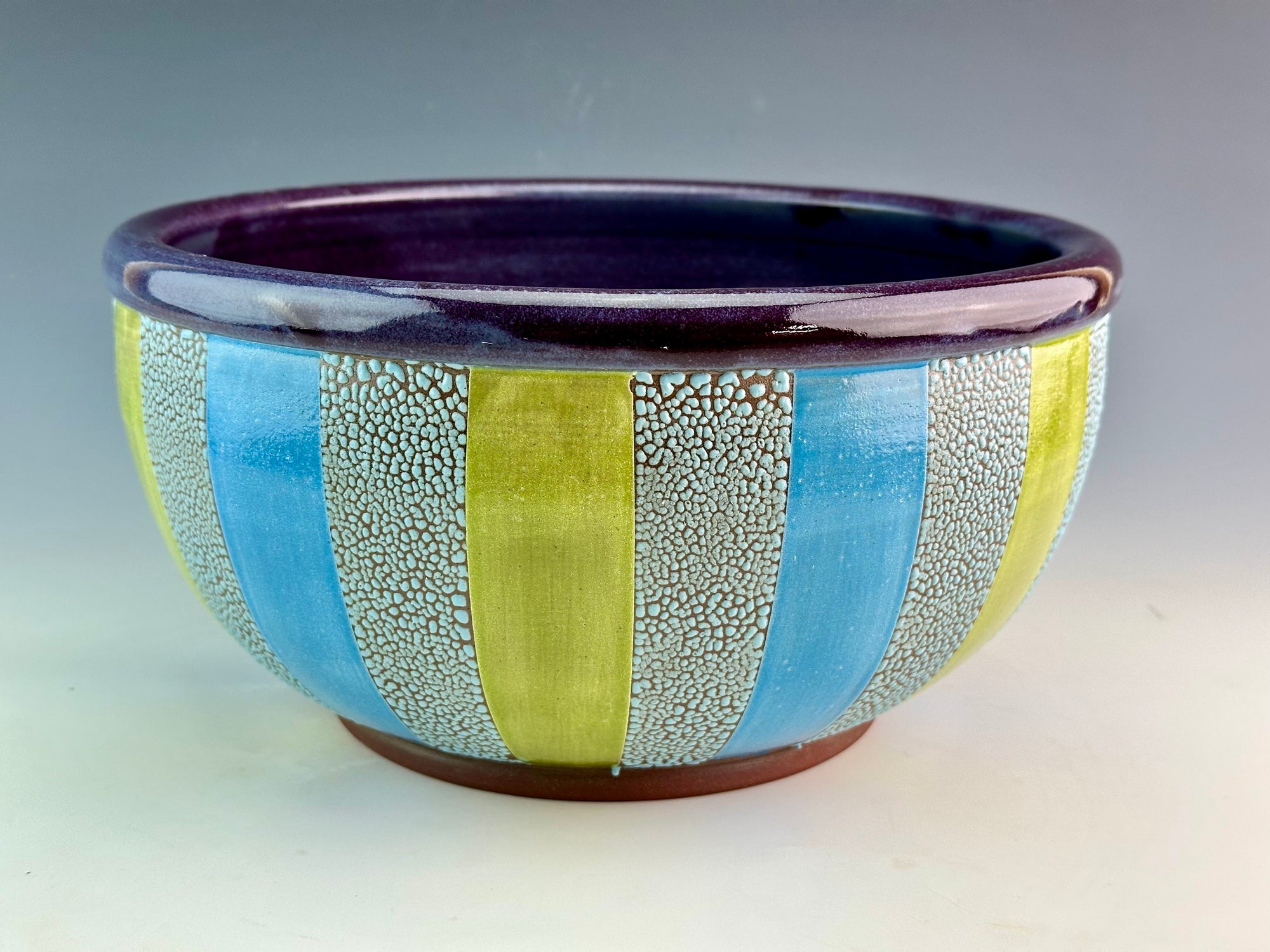 Large Striped Bowl