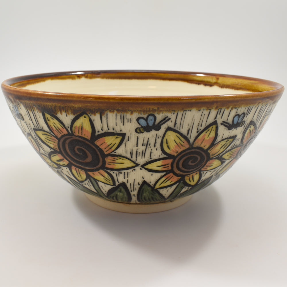 Lg Bowl - Sunflower, Amber
