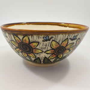 Lg Bowl - Sunflower, Amber