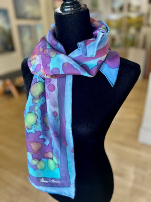 Painted Silk Scarf 1