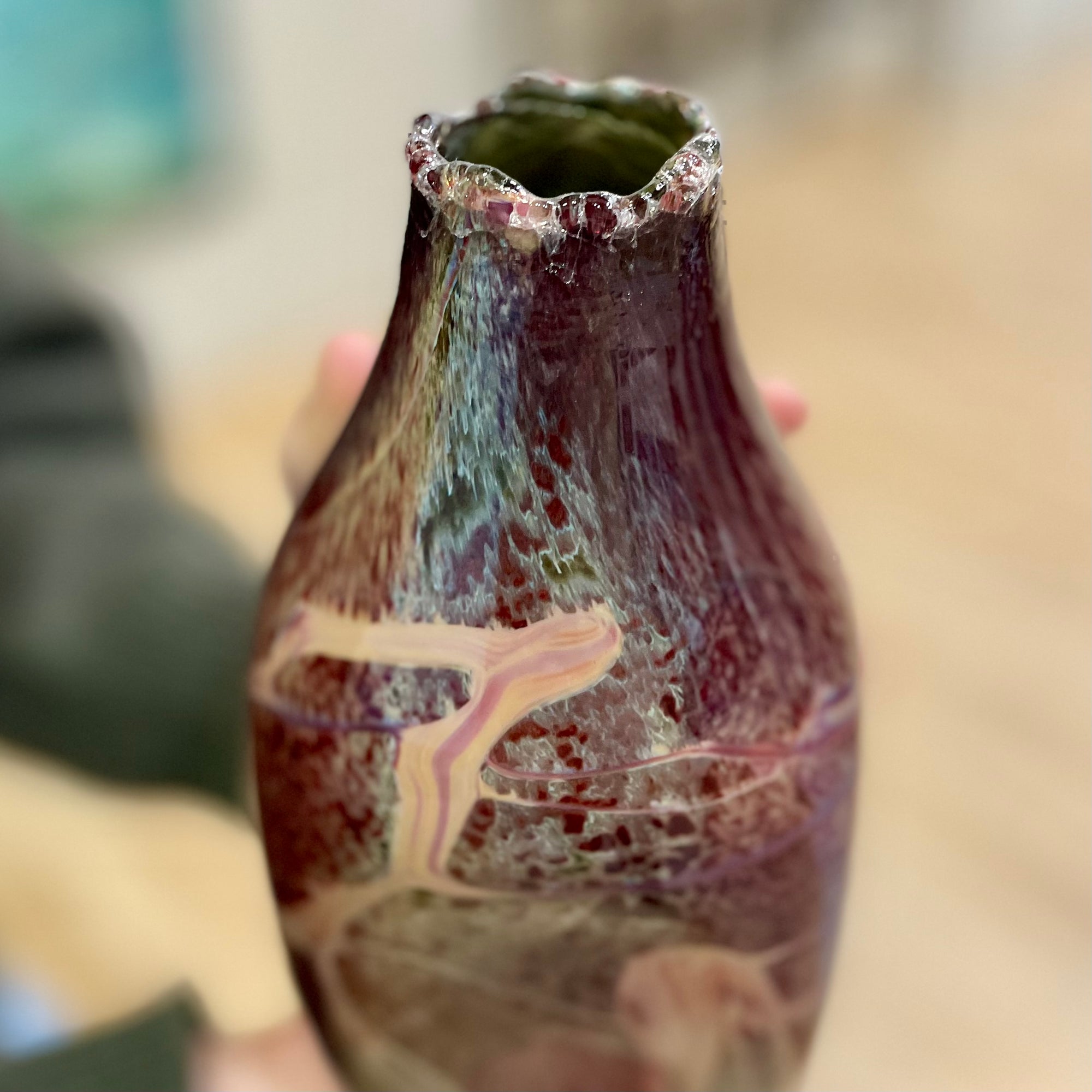 Vase - Red Stone