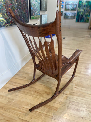 Rocking Chair - Walnut and Quilted Maple