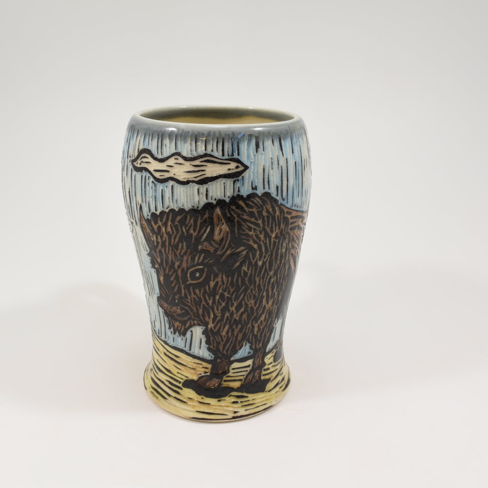Mug Bison - Light Blue (Tall)