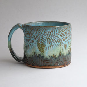 Medium Turquoise-Forest Mug