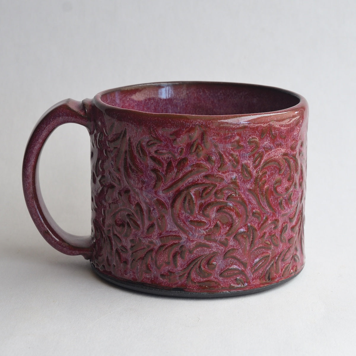 Small Burgundy Forest Mug