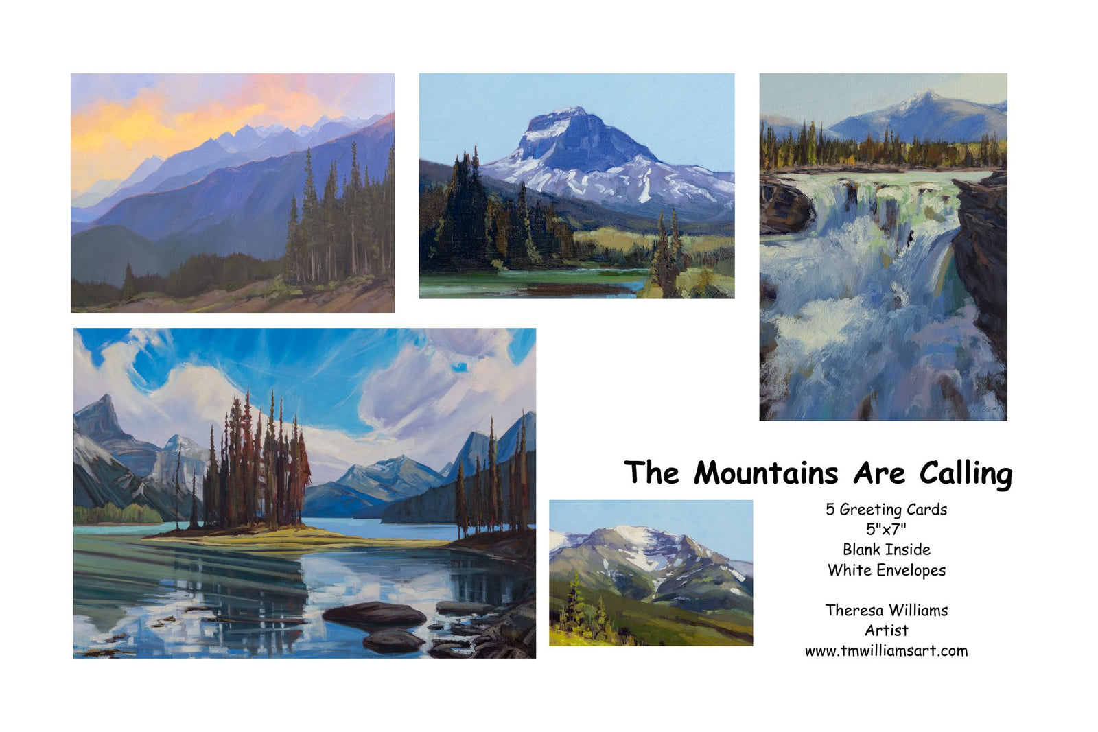 5 Card Pack - The Mountains Are Calling
