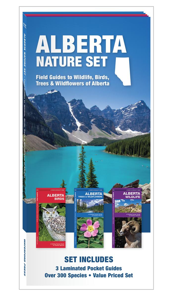 Alberta Nature Set of 3 - Field Guides to Wildlife, Birds, Trees & Wildflowers of Alberta