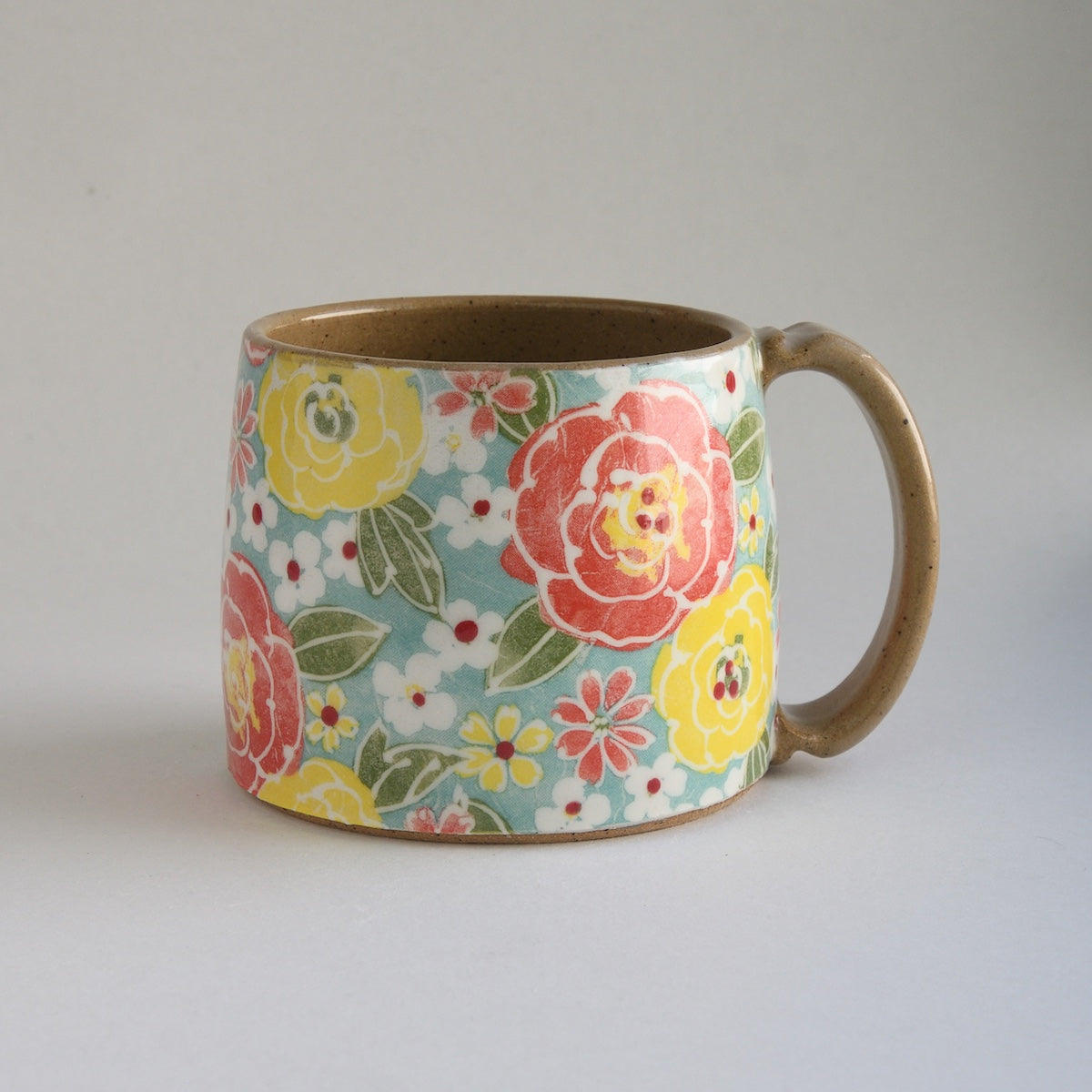 Rustic Medium Mug - Begonia