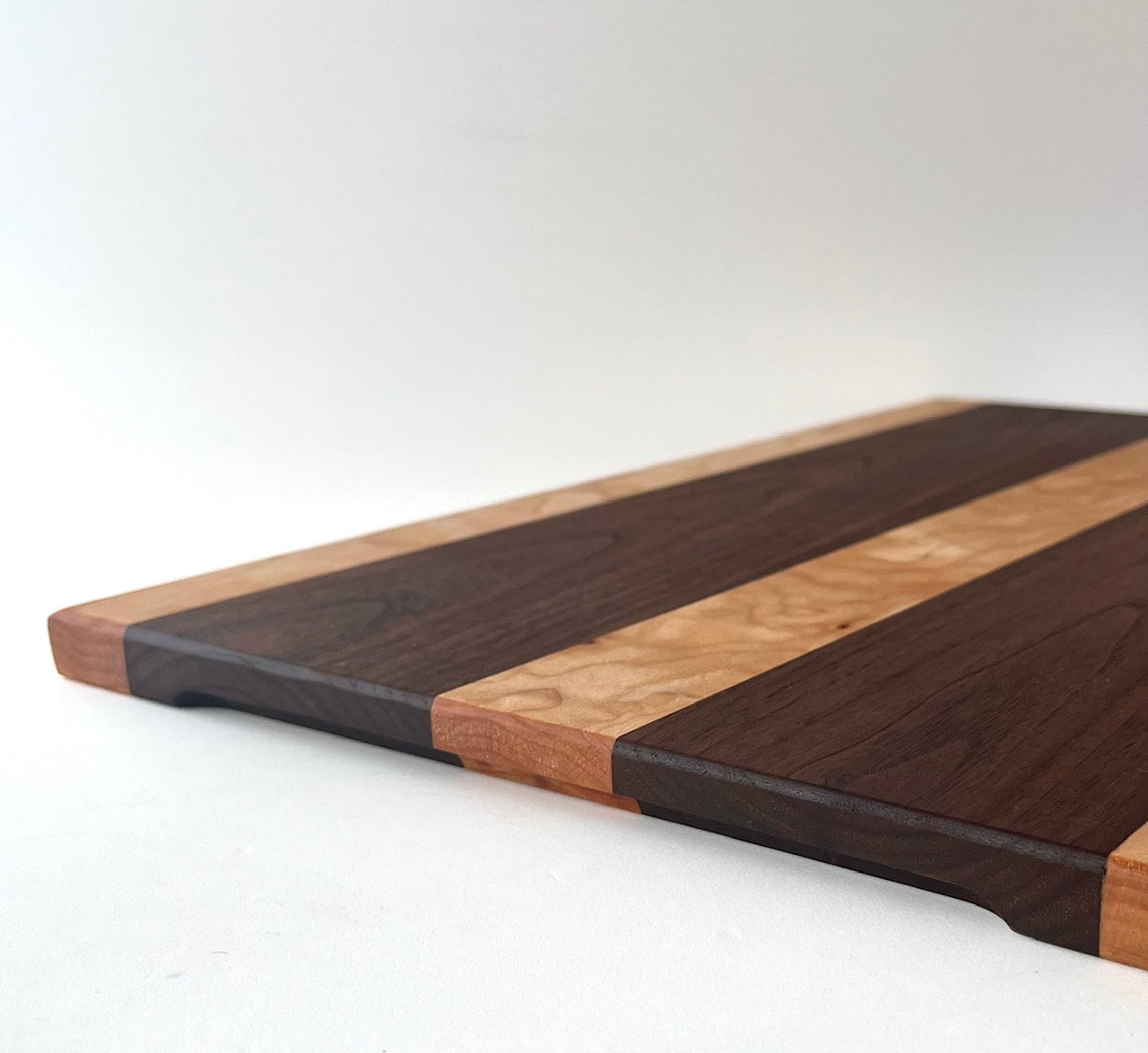 Charcuterie Board - Walnut & Maple wide stripes