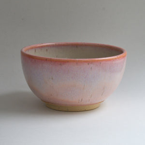 Bi-colour Dessert Bowl - Peach/Blossom