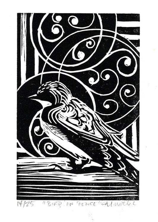 Bird on Fence