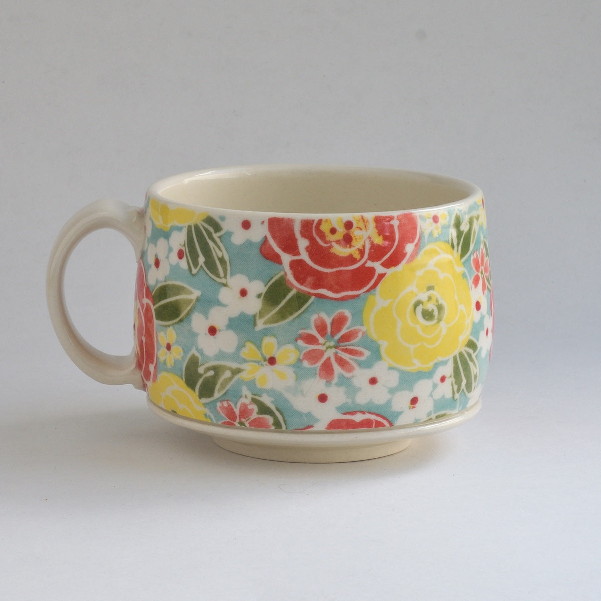 Round Mug - Begonia