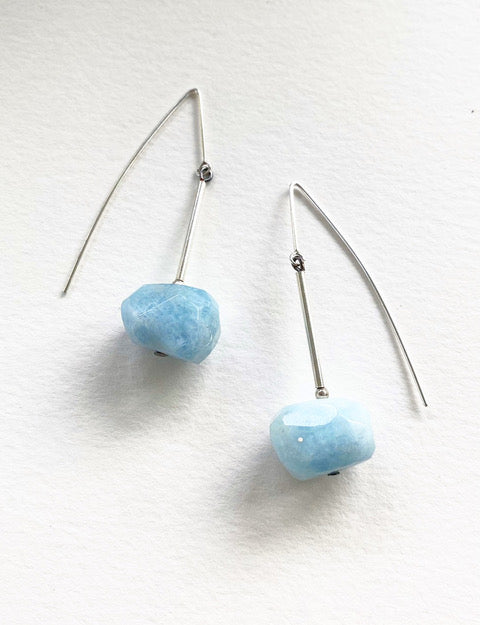 Earrings - Aquamarine
