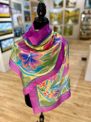 Rozome Scarf - 18 x 70